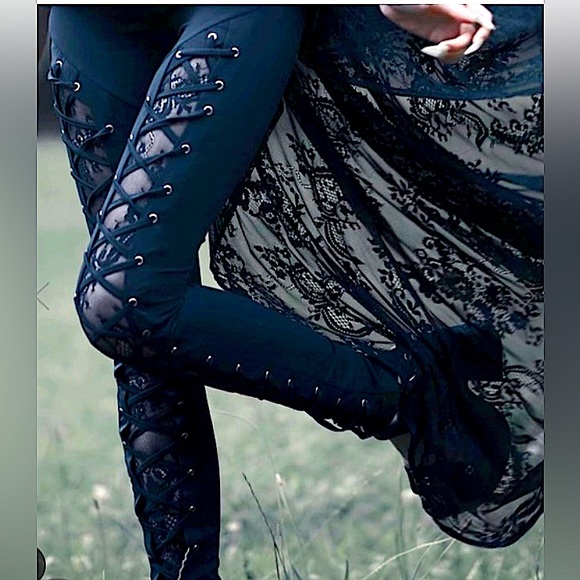 Killstar Pants - Killstar crystal crypt leggings